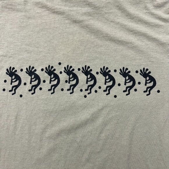 Vintage Kokopelli Graphic Tee Mens Large Native Aztec Southwest Short Sleeve - Picture 4 of 11